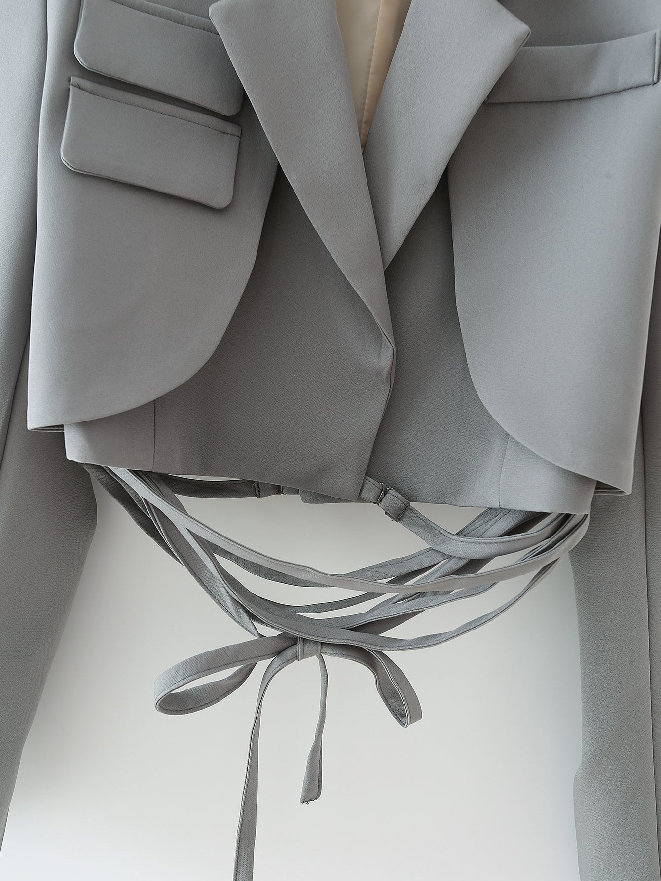 Corporate Chic Croptop Blazer