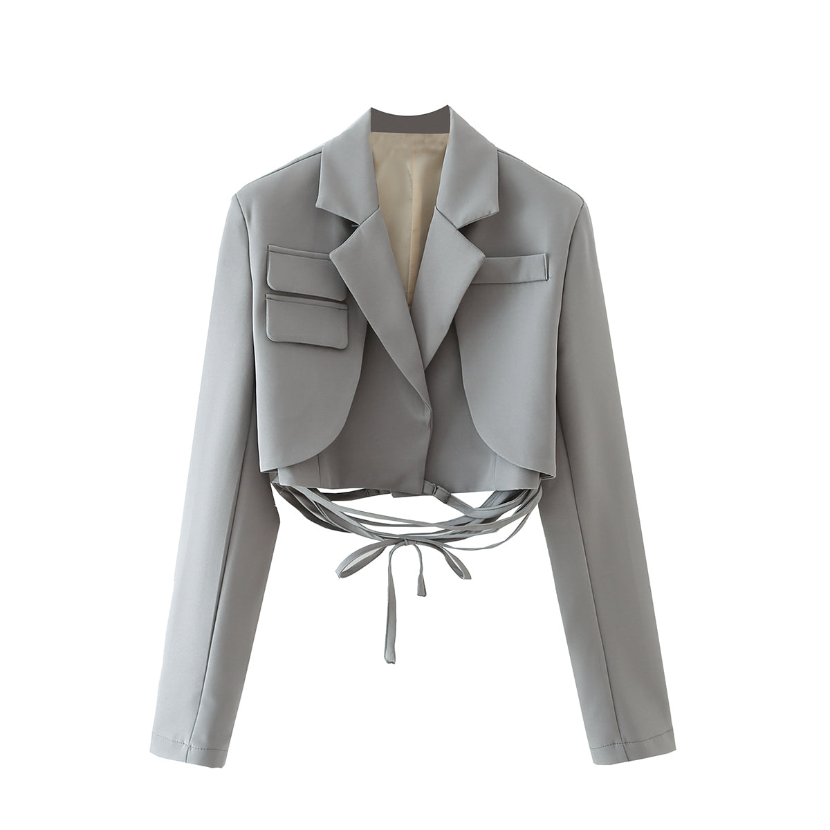 Corporate Chic Croptop Blazer