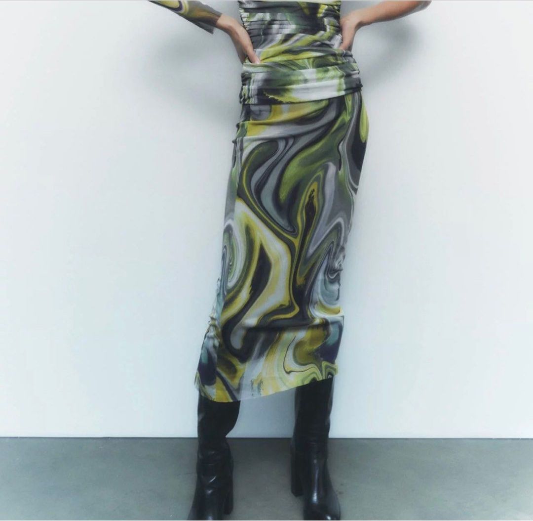 Jade Swirl skirt