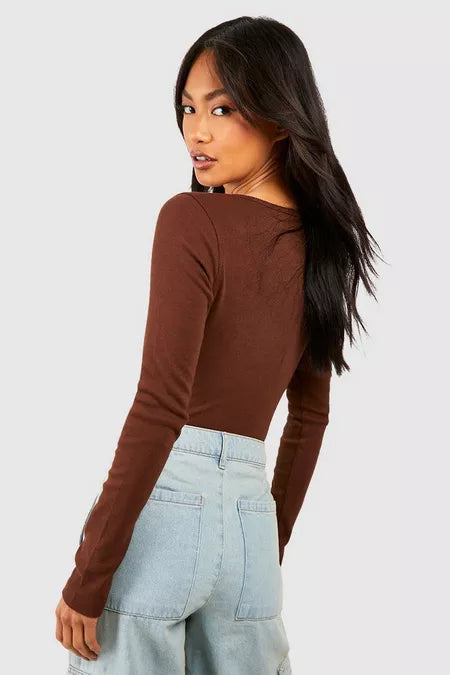 Chestnut Bodycon Top