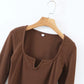 Chestnut Bodycon Top