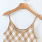 Argyle Tank Top