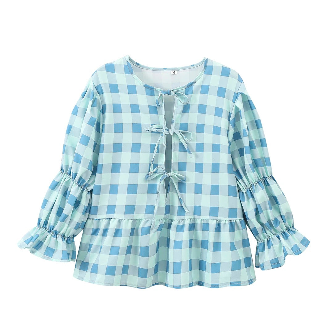 Plaid & Pretty Blouse