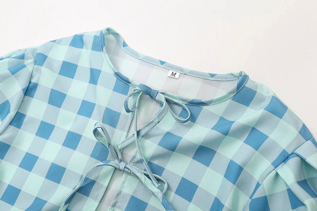 Plaid & Pretty Blouse