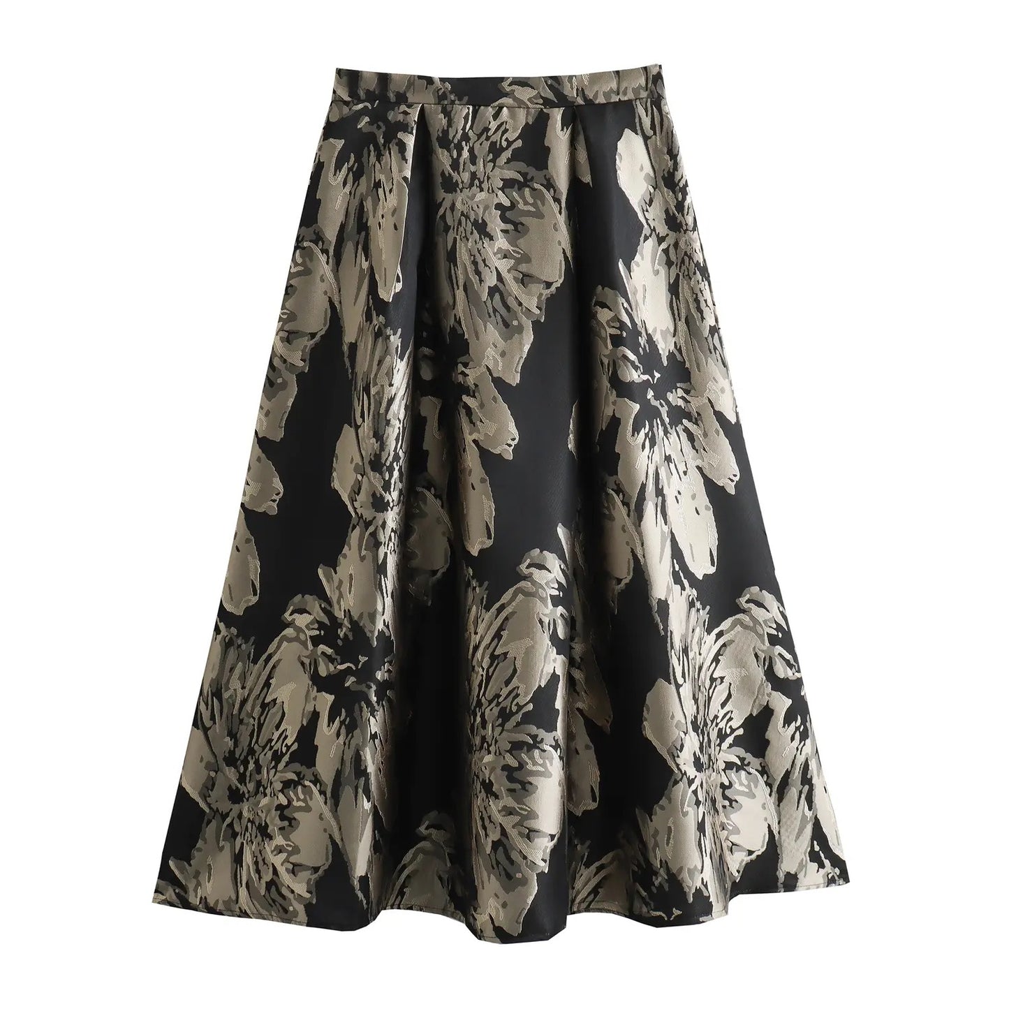 Retro romance Pleated skirt