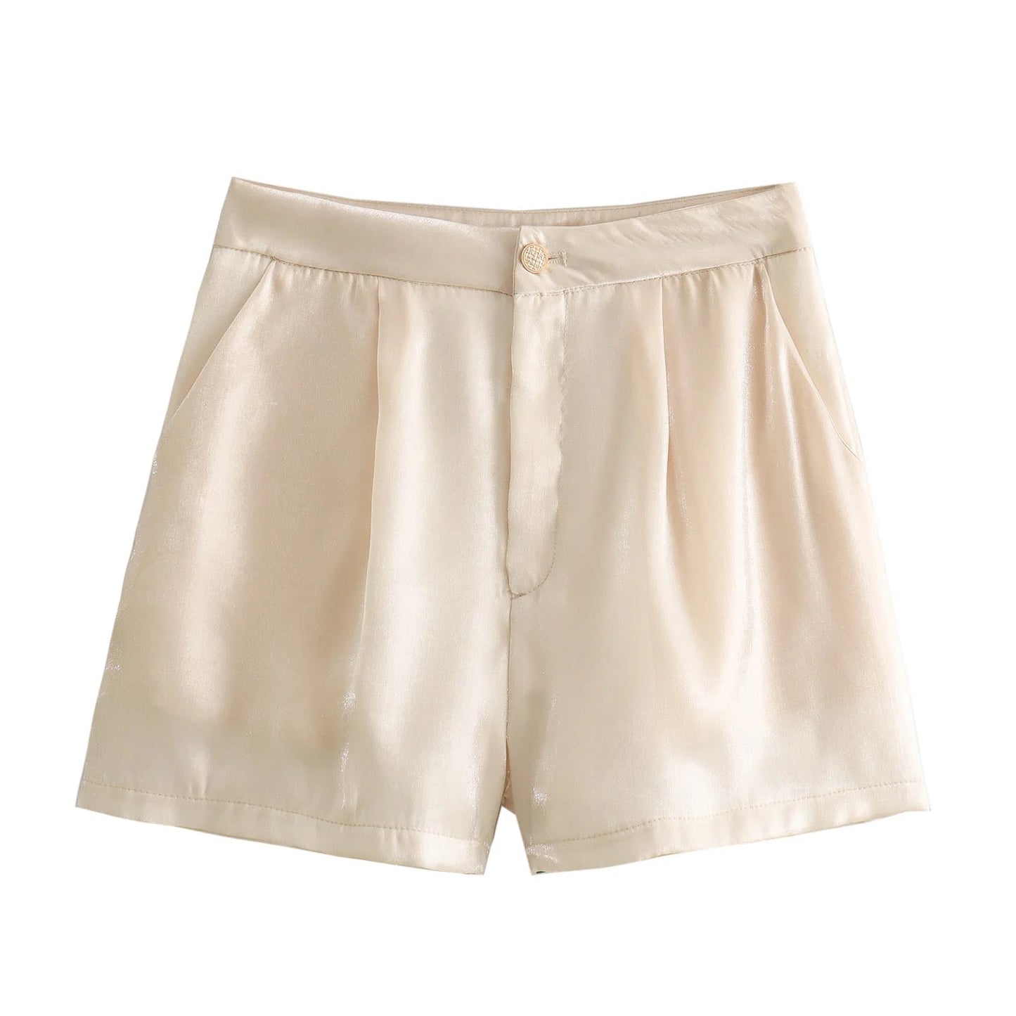 Moonlit Pearl Silk shorts
