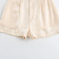 Moonlit Pearl Silk shorts