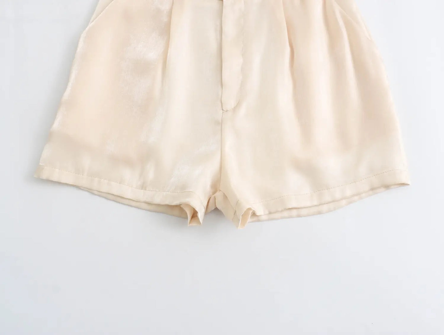 Moonlit Pearl Silk shorts