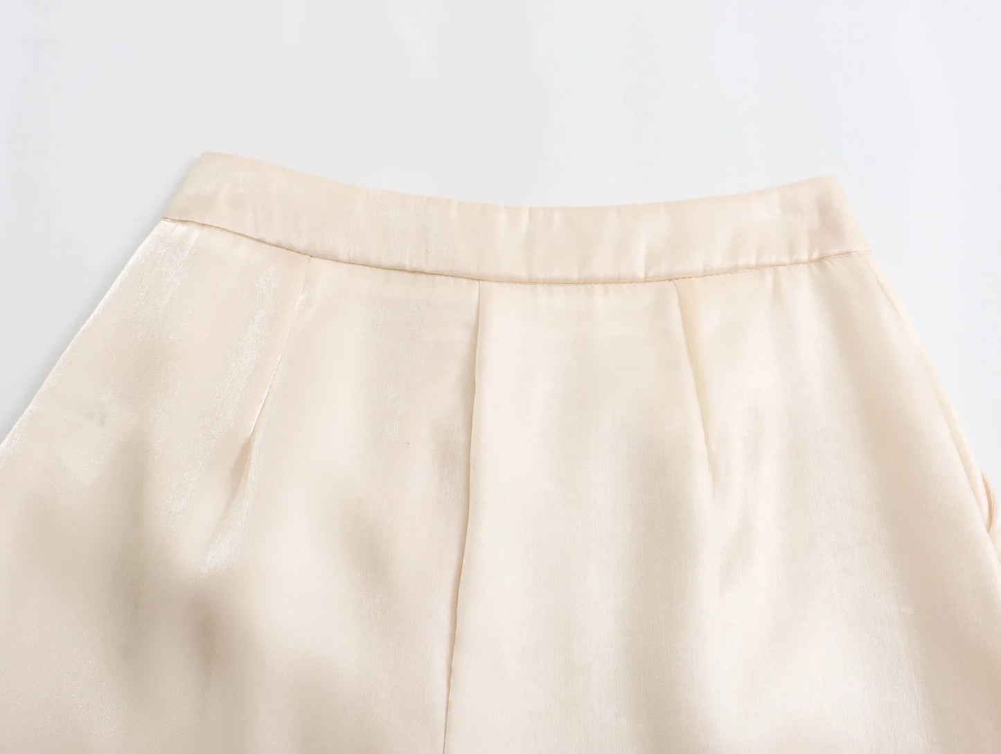 Moonlit Pearl Silk shorts
