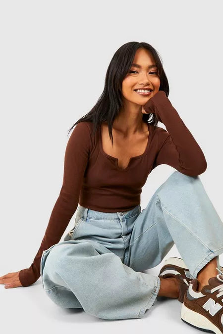 Chestnut Bodycon Top