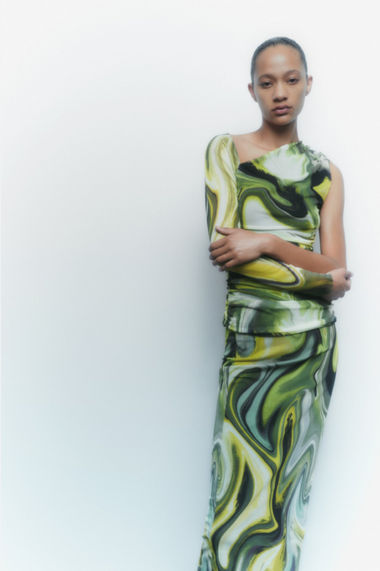 Jade Swirl skirt