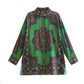 Totem Print oversized shirt