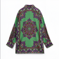 Totem Print oversized shirt