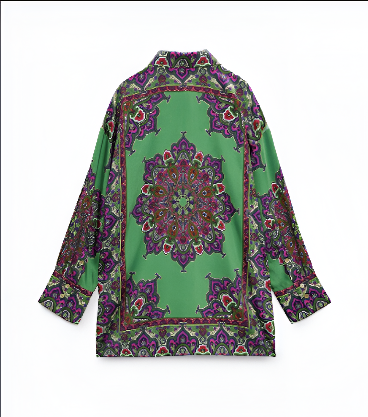Totem Print oversized shirt