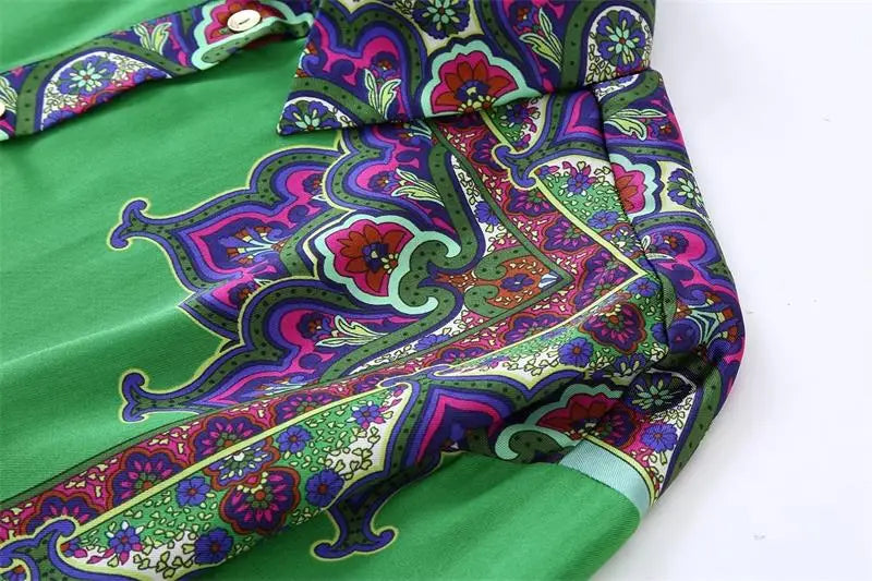 Totem Print oversized shirt