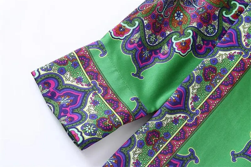 Totem Print oversized shirt
