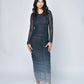 Midnight Ombre Maxi dress