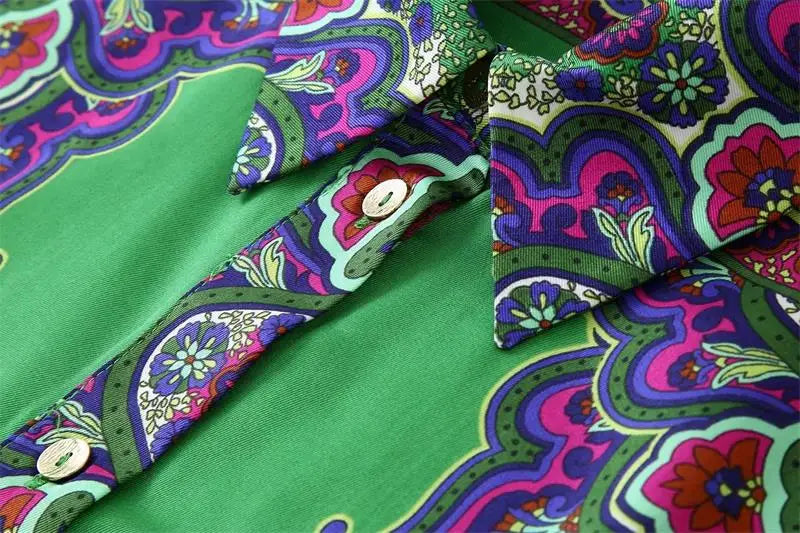 Totem Print oversized shirt