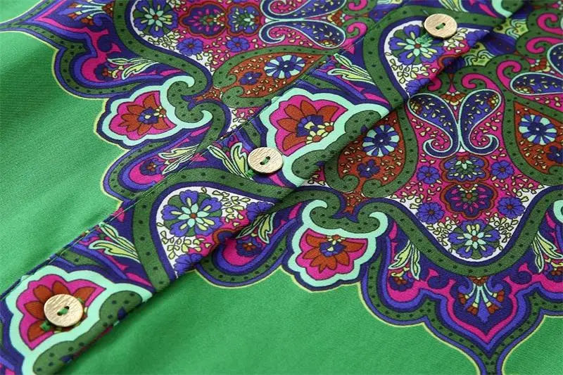 Totem Print oversized shirt