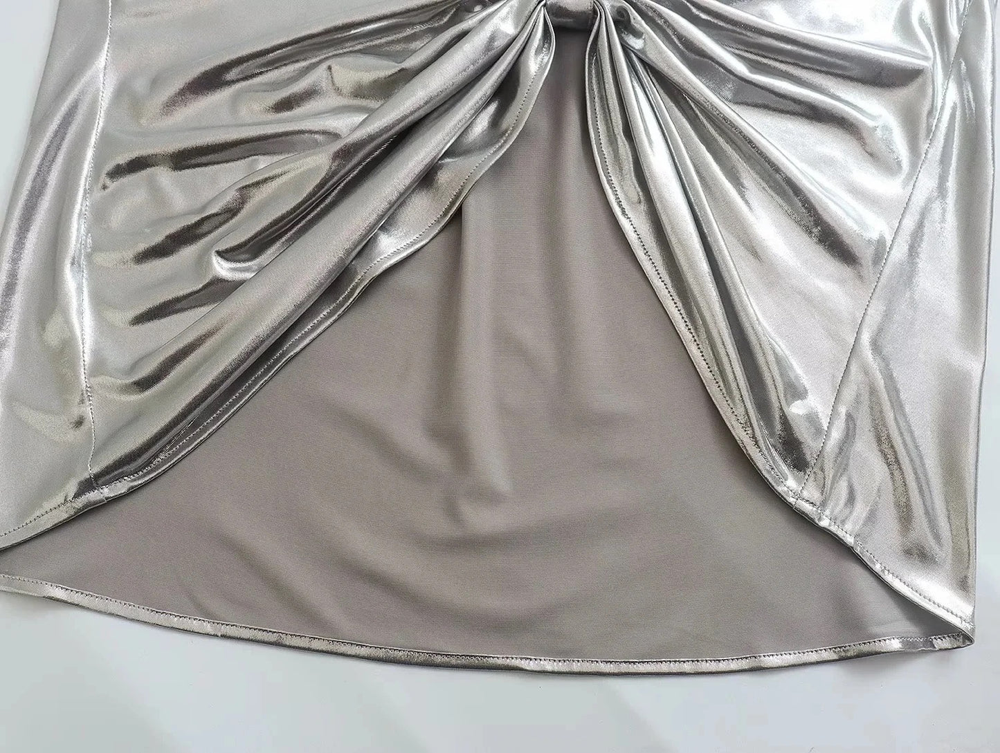 Galactic Glam Metallic top