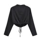 Midnight Elegance Evening Blouse