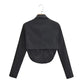 Single breasted crop-top blazer